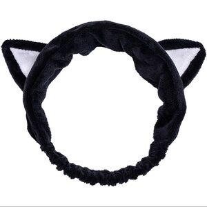 🌺 I Dew Care Black Cat Super Soft Headband NIB